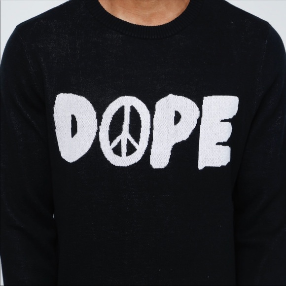 DOPE Sweater in Black — Medium - Picture 2 of 3